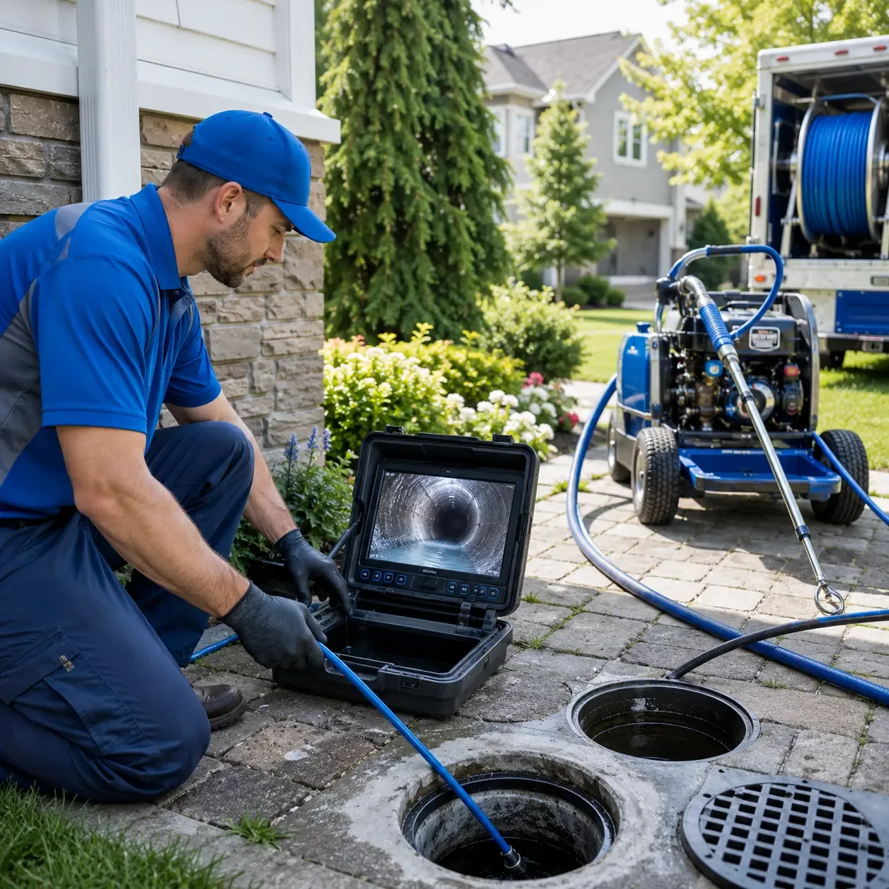 Outdoor drain cleaning professionals serving Louisville, MS